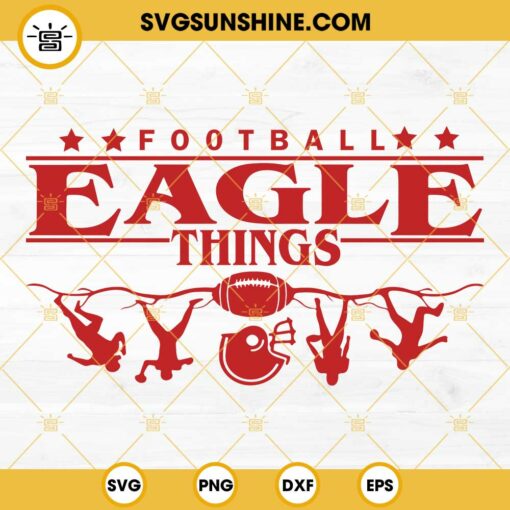 Eagles SVG, Football Eagle Things SVG, School Spirit SVG, Eagles Team SVG PNG DXF EPS Cricut Cut File