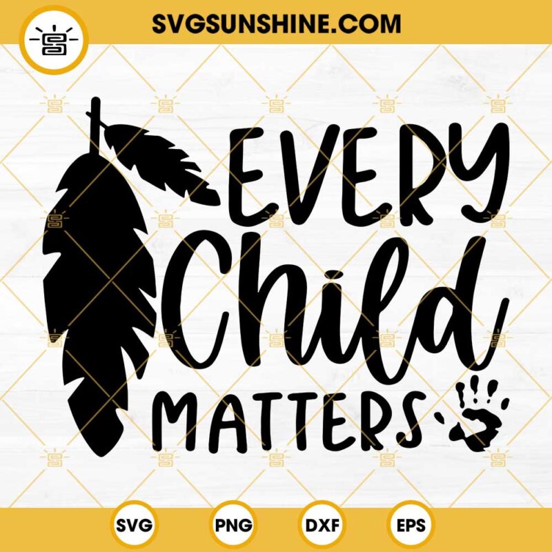 Every Child Matters SVG PNG EPS DXF Digital Download