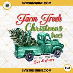 Farm Fresh Christmas Trees PNG Designs File Digital Download