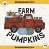 Farm Fresh Pumpkins Truck PNG, Truck Halloween PNG Digital Download