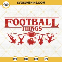 Football Stranger Things SVG, School Spirit SVG, Football SVG, Pride Football Team SVG Cut File
