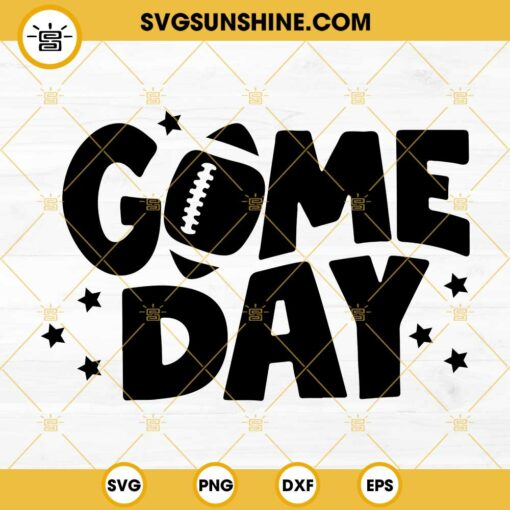 Game Day SVG, Football Game Day Grunge SVG, Football SVG, Game Day T-Shirt, Sports SVG