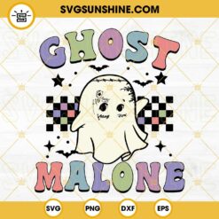 Ghost Malone SVG PNG, Cute Ghost SVG, Funny Halloween SVG