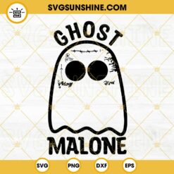 Ghost Malone SVG, Post Malone SVG, Funny Ghost Halloween SVG