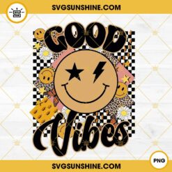 Good Vibes Smiley PNG, Good Vibes Leopard PNG