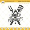 Grill Master Embroidery Designs, BBQ Grilling Machine Embroidery Design File