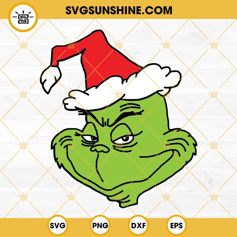 Grinch Svg Cricut Silhouette Clipart