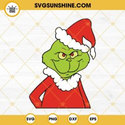 Grinch SVG, Grinch Santa SVG, Grinch Christmas SVG