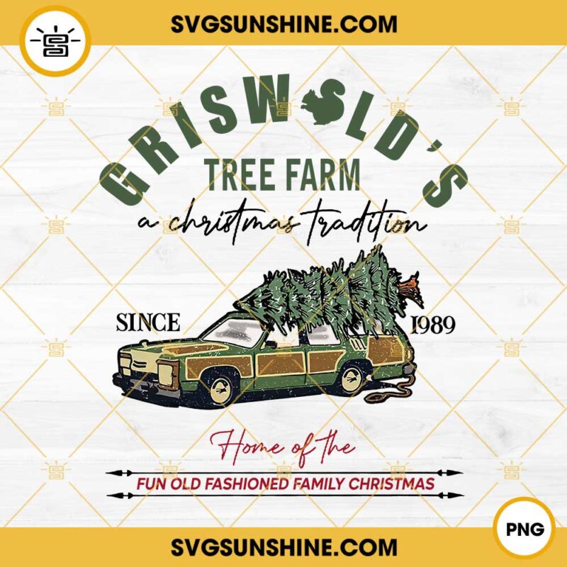 Griswold Family Tree Farm Christmas PNG, Clark Griswold PNG, Griswold's ...