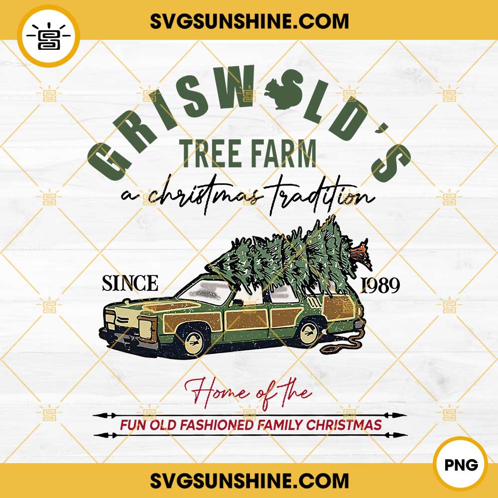 Griswold Family Tree Farm Christmas PNG, Clark Griswold PNG, Griswold's Tree Farm Christmas PNG