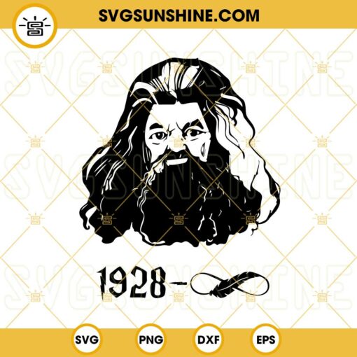 Hagrid RIP SVG, Hagrid SVG, Hagrid Harry Potter SVG Cricut Silhouette Vector Clipart