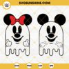 Halloween Mickey Minnie Ghost Bundle SVG, Mouse Head Ghost SVG, Mickey Halloween, Minnie Halloween SVG