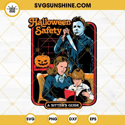 Halloween Safety Michael Myers SVG, Horror Movie SVG, Halloween SVG