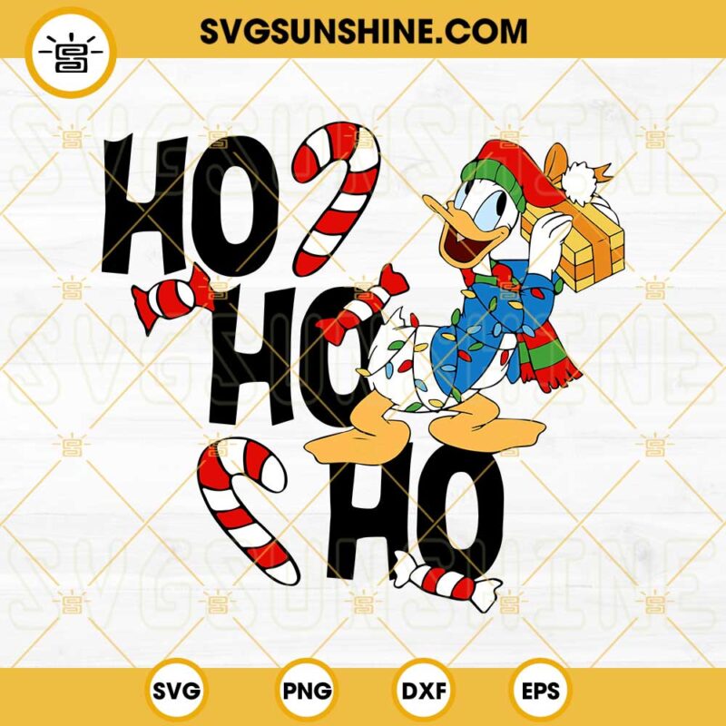 Donald Duck Christmas SVG: A Festive Addition to Your Holiday Decor