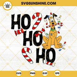 Ho Ho Ho Pluto Christmas SVG PNG DXF EPS Cut Files