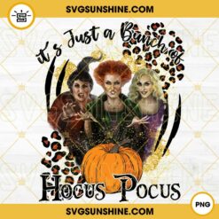 Hocus Pocus PNG File Design, It's Just A Bunch Of Hocus Pocus PNG, Sanderson Sisters PNG, Halloween PNG