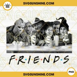 Horror Movie Villains Friends PNG, Halloween Movies PNG Digital Download