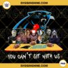 Horror Movies You Can't Sit With Us Carolina Panthers PNG, NFL Football Team Carolina Panthers Halloween PNG Designs