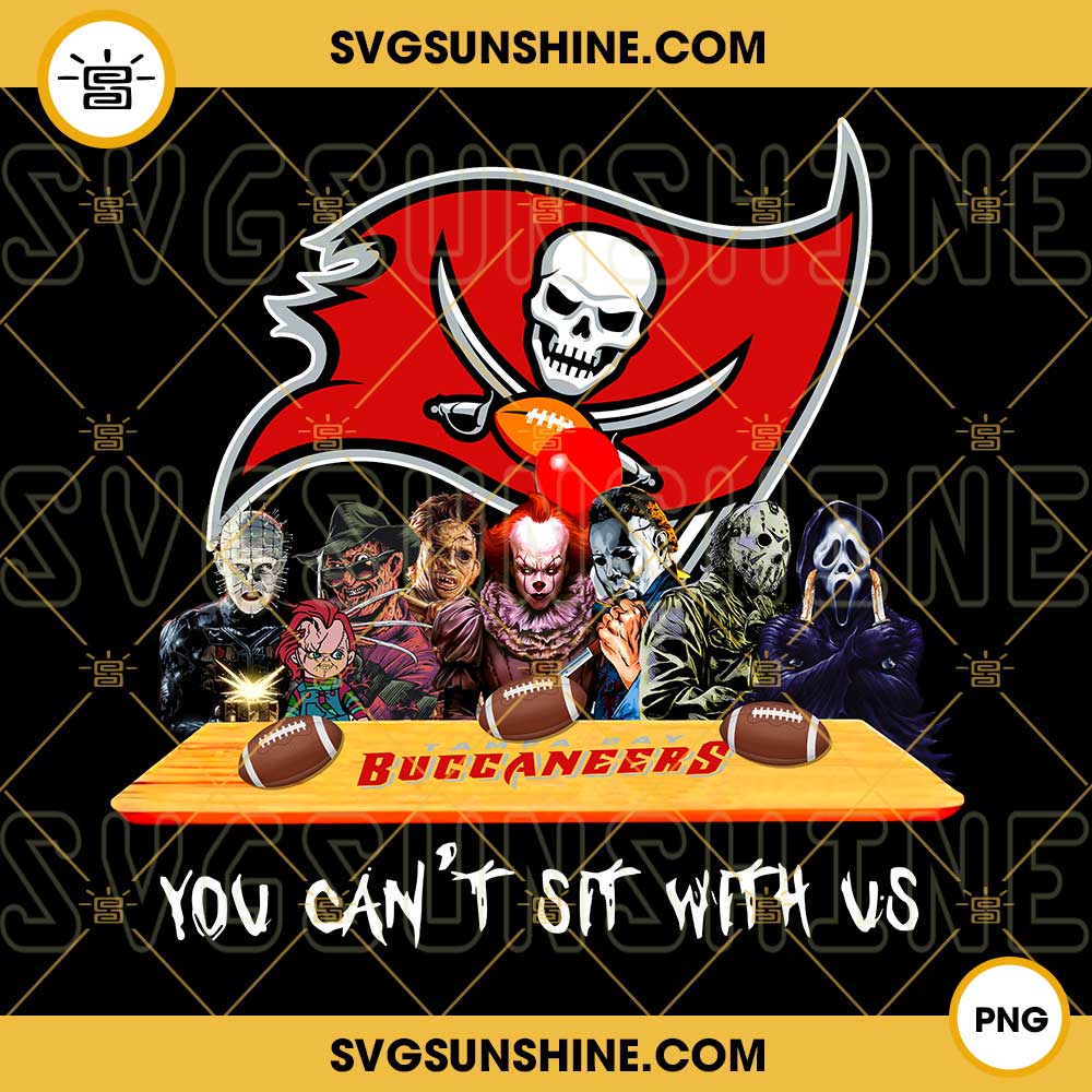 Tampa Bay Buccaneers Shirt Horror Movies You Cant Sit With Us