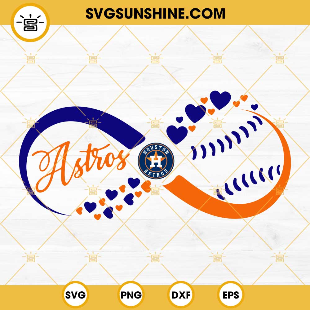 Astros Heart Baseball Svg – SVG NANNY