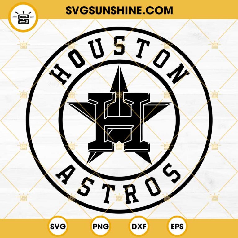 Houston Astros Logo SVG, Baseball Houston Astros SVG PNG DXF EPS Cut Files