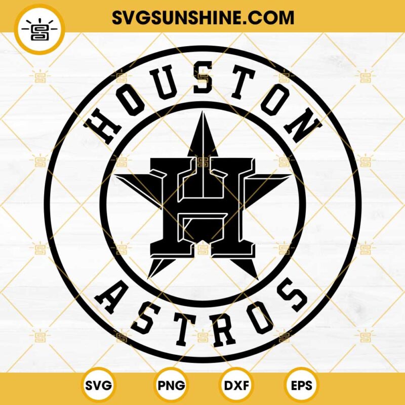 Houston Astros Logo Svg Baseball Houston Astros Svg Png Dxf Eps Cut Files