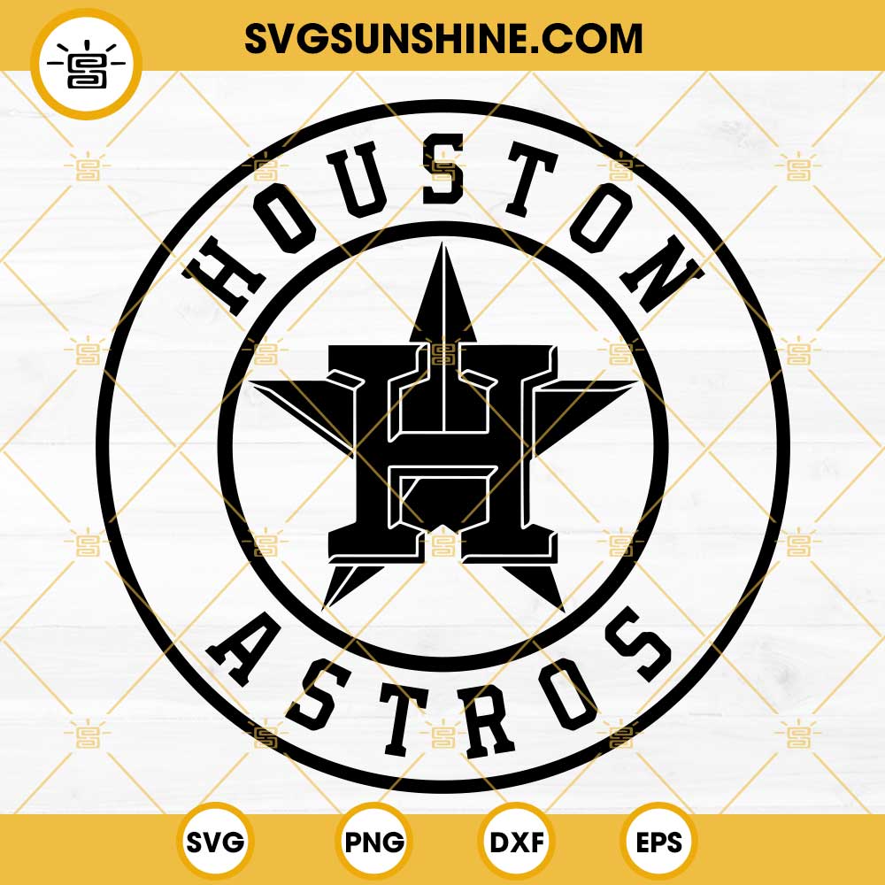 Download Houston Astros MLB logo J1SRX High quality free Dxf file