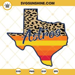 Houston Astros Leopard SVG, Houston Astros SVG, Astros SVG Vector Clipart
