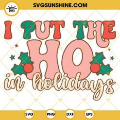 Ho Ho Ho Svg, Christmas Funny Quotes Svg, There’s Some Ho Ho Ho’s In This House Svg
