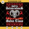 Merry Antichristmas Satan Claus SVG PNG DXF EPS Vector Clipart