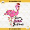 Merry Flockin Christmas PNG, Flamingo Christmas PNG