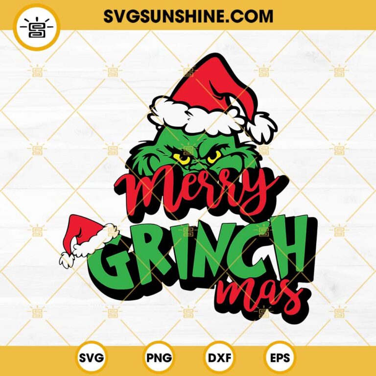 Is It Too Late To Be Good Grinch SVG, Christmas Grinch SVG, Merry