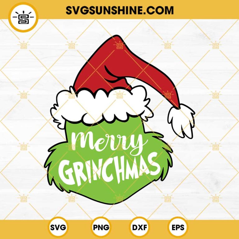 Merry Grinchmas SVG, Grinch Christmas SVG, Grinchmas SVG