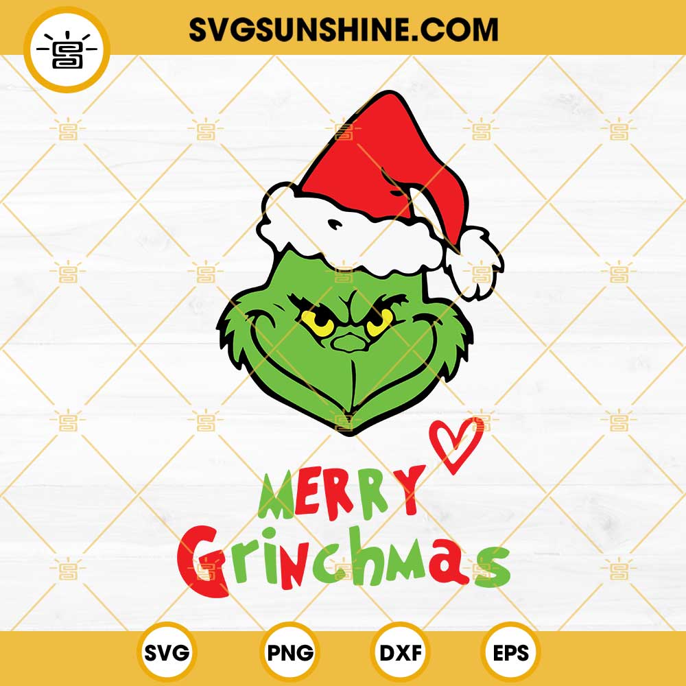 Sweat à Capuche Unisex "Merry Grinchmas" - Inspiré Du Grinch - Impression Haute Qualité - Lavable En Machine