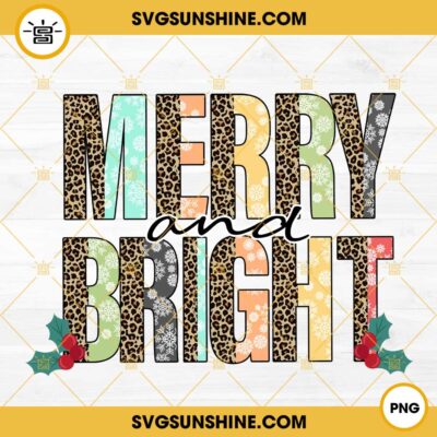 Merry And Bright SVG, Mickey Christmas Lights SVG PNG EPS DXF Cricut ...