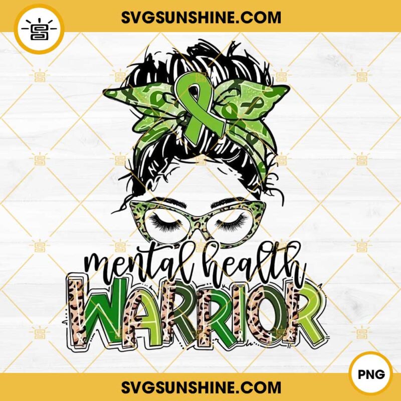In May We Wear Green SVG, Mental Health Awareness Rainbow SVG PNG DXF ...