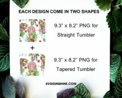 Sloth Starbucks Coffee 20oz Skinny Tumbler Template PNG File Digital Download