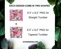 Burn Book 20oz Skinny Tumbler Template PNG, Mean Girls Tumbler PNG File Digital Download