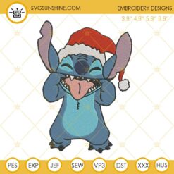 Stitch Christmas Machine Embroidery Design File