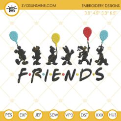 Disney Friends Embroidery Designs, Mickey And Friends Disney Embroidery Design File