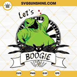 Oogie Boogie SVG, Let's Boogie SVG DXF EPS PNG Cricut Silhouette