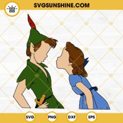 Peter Pan And Wendy SVG DXF EPS PNG Cricut Silhouette
