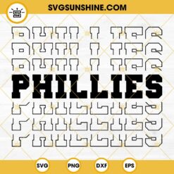 Phillies SVG, Phillies Baseball SVG, Phillies Mascot SVG, School Spirit SVG
