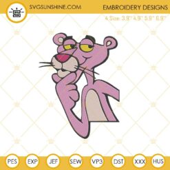 Pink Panther Embroidery Design File