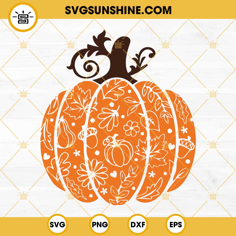 Pumpkin SVG, Fall Pumpkin Halloween SVG, Pumpkin Thanksgiving SVG, Swirly Pumpkin SVG Files
