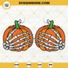 Skeleton Hands Pumpkins SVG, Funny Pumpkin Halloween SVG, Skeleton Hands SVG PNG DXF EPS Cut Files