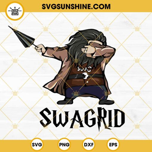 Swagrid Dabbing Hagrid SVG PNG DXF EPS Files