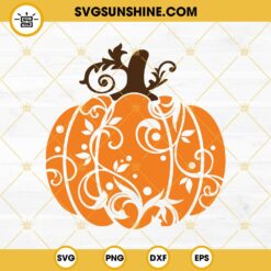 Swirly Pumpkin SVG, Fall Pumpkin SVG, Pumpkin Halloween SVG, Thanksgiving Pumpkin SVG