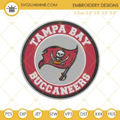 Tampa Bay Buccaneers Embroidery Designs Files