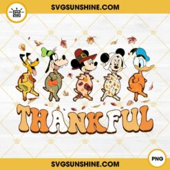 Little Turkey Mickey Mouse SVG, Happy Thanksgiving Day SVG PNG EPS DXF Cricut Silhouette